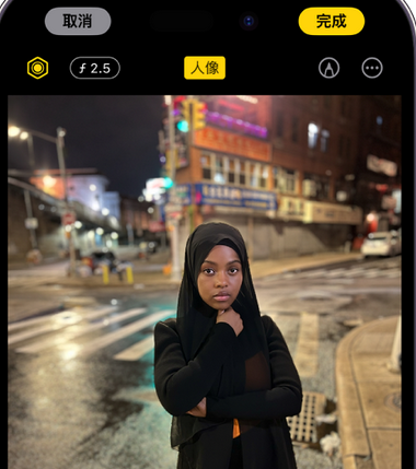 蚌埠苹果15服务店分享如何在iPhone15系列机型拍摄照片中添加人像效果 