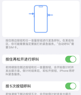 蚌埠苹果14维修站分享iPhone14如何使用SOS紧急联络 